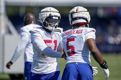 Giants linebackers Thibodeaux and Ojulari hoping to run up sacks in 2023